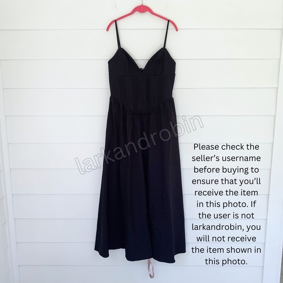 NEW House of CB Lova Dress Black Large+ (XL) - Picture 13 of 16